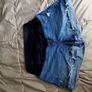 Maternity Jean Shorts